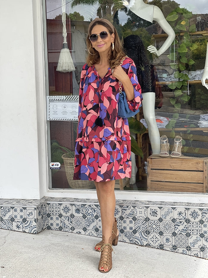 Hollywood Floral Dress