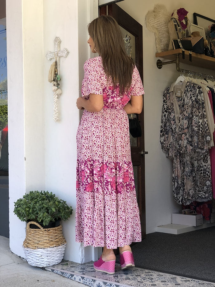 Mystical Maxi - Pink and Purple Floral