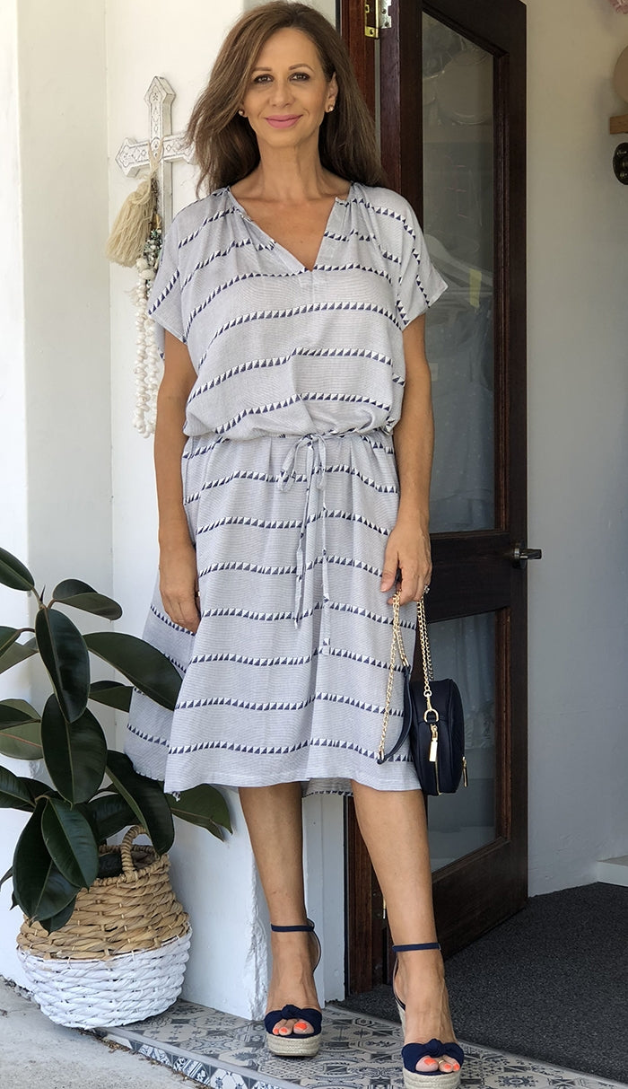 Missy Dress- Popeye Stripe