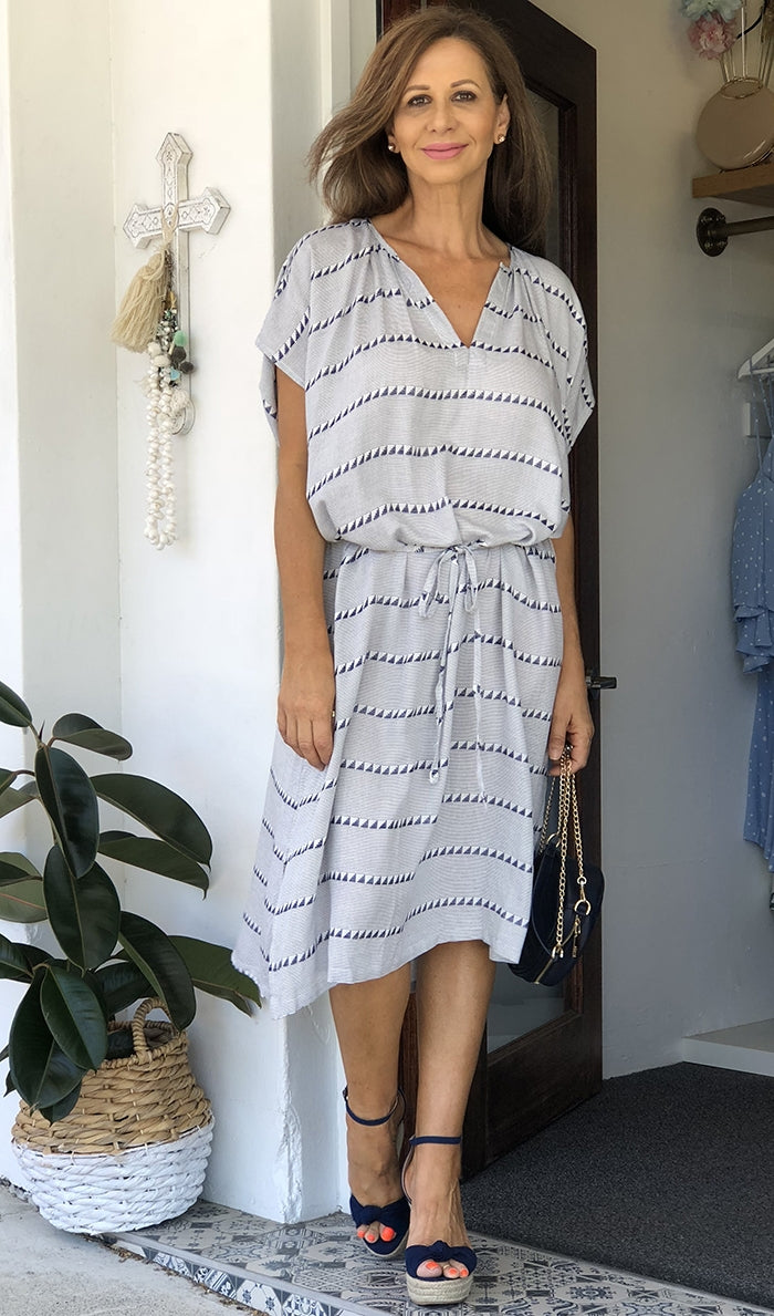 Missy Dress- Popeye Stripe