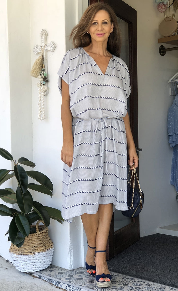 Missy Dress- Popeye Stripe