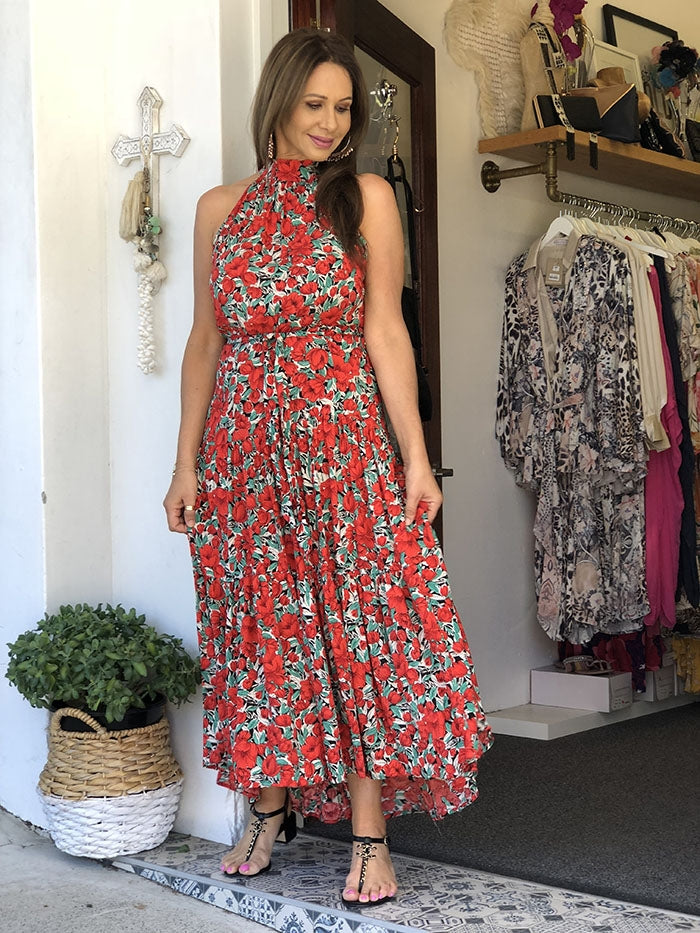 Spring Poppy Dress