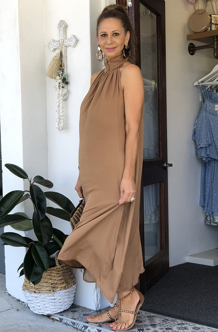 Rendevous Dress - Tan