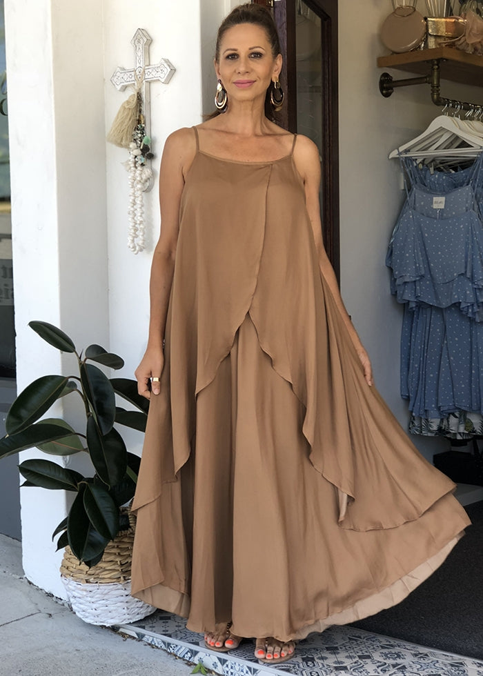 Destination Dress - Tan