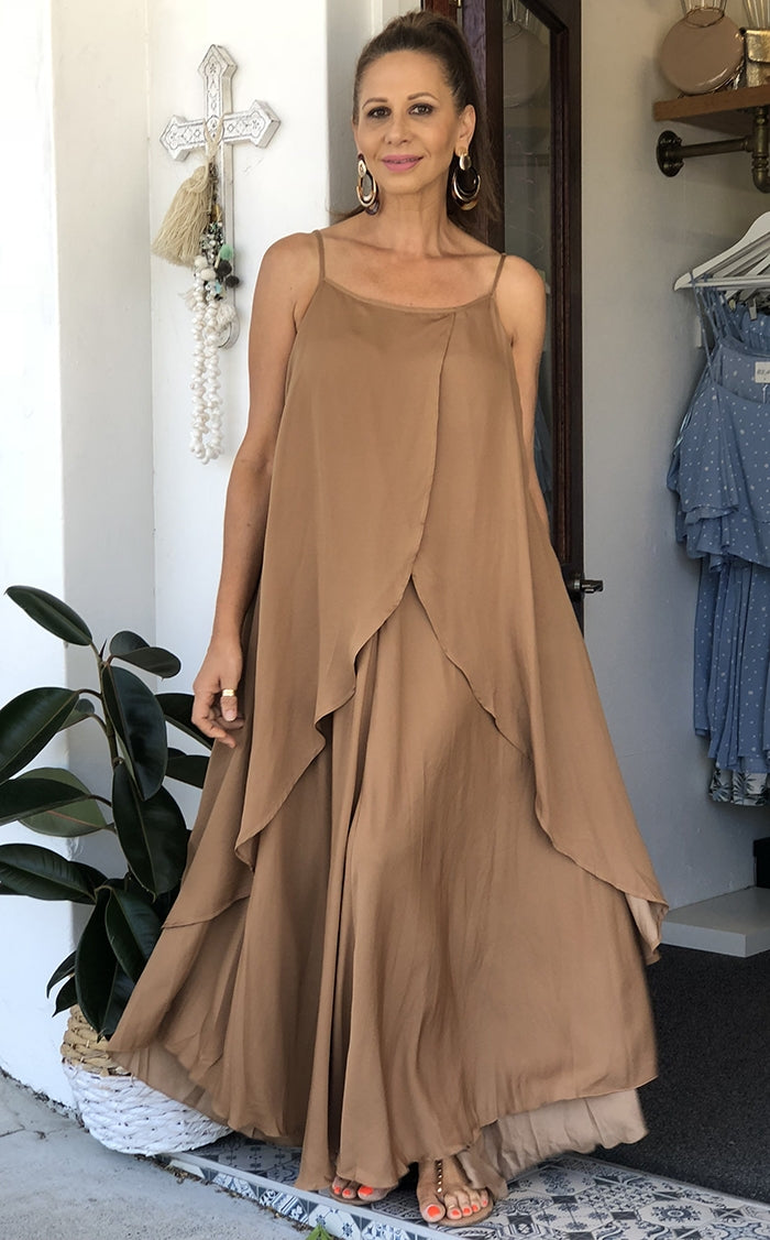 Destination Dress - Tan