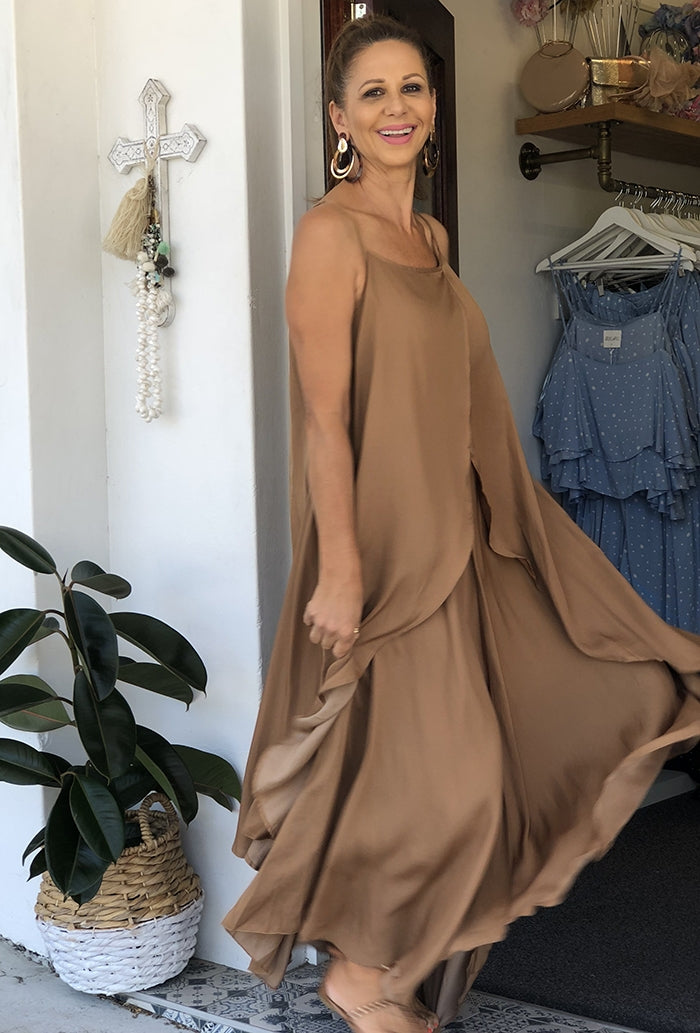 Destination Dress - Tan