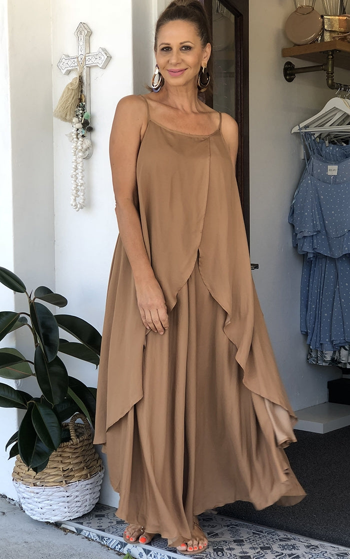 Destination Dress - Tan