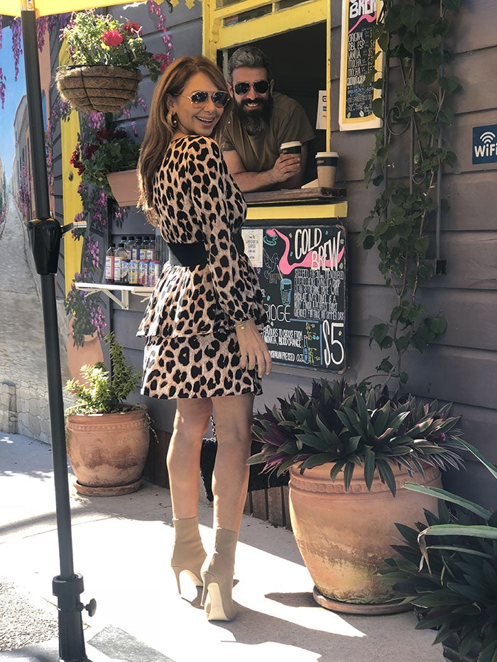 Kitty Dress - Leopard