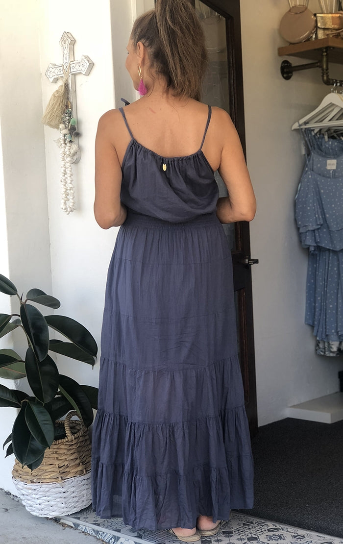 Kirinda Maxi Dress - Denim