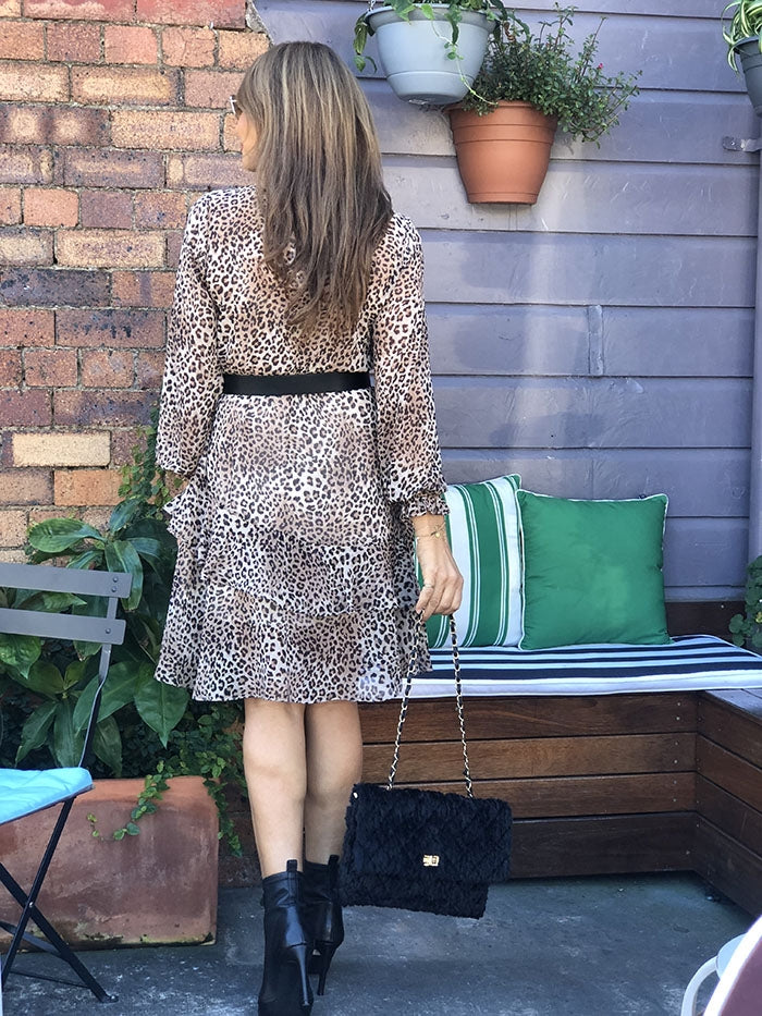 Raiah Dress - Leopard