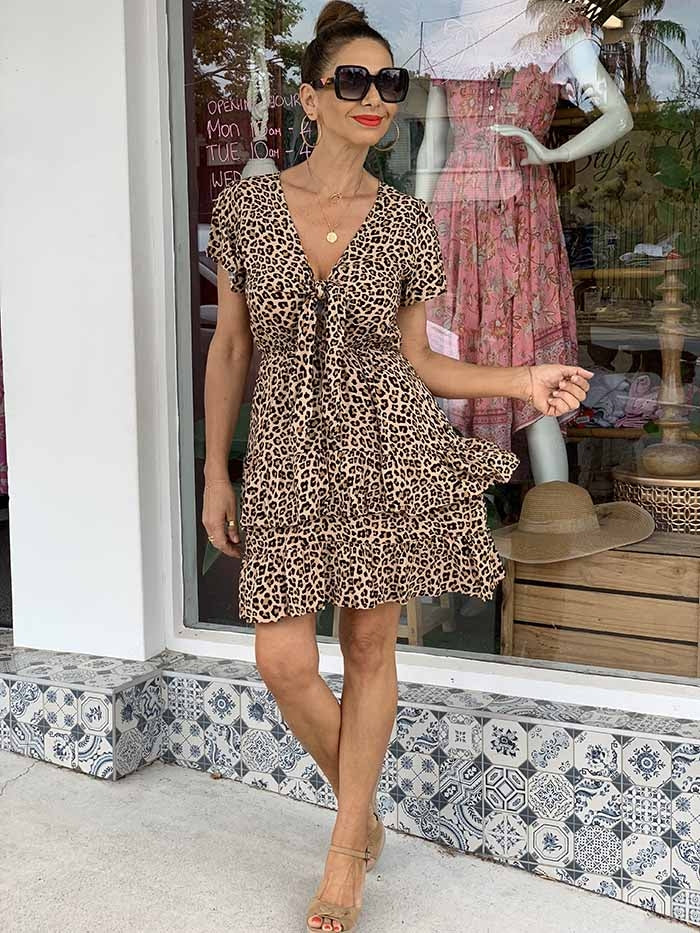 Cala Dress - Leopard