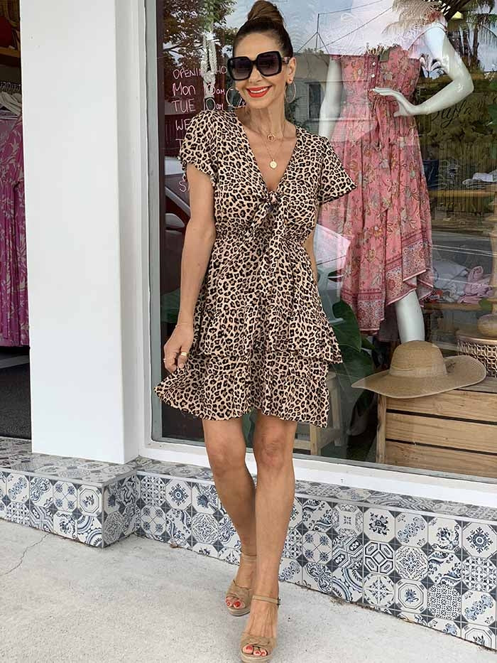 Cala Dress - Leopard