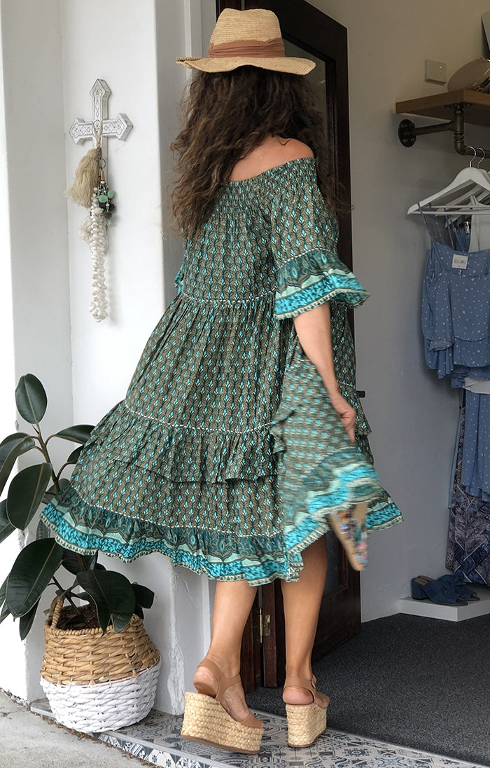 Stargazer Dress - Evita Green