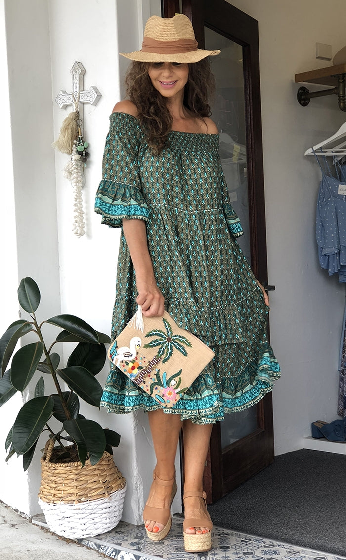 Stargazer Dress - Evita Green