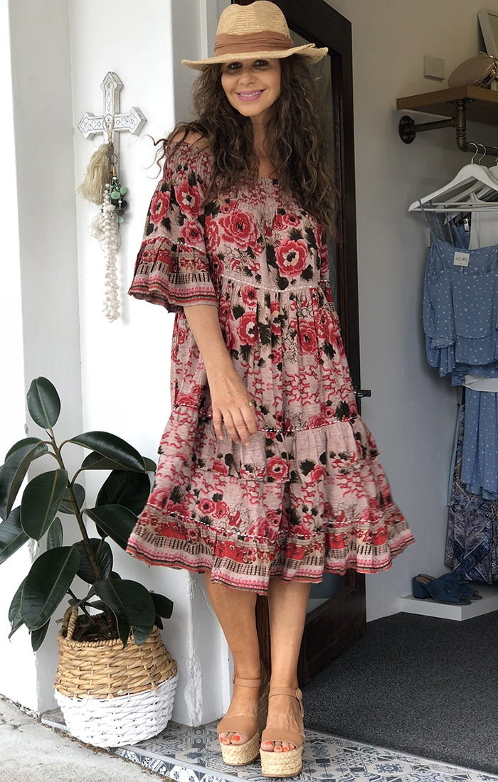 Stargazer Dress - Malicon Floral Print