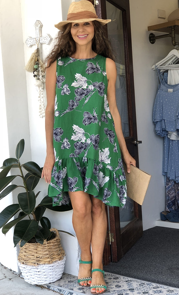 Camille Dress - Green