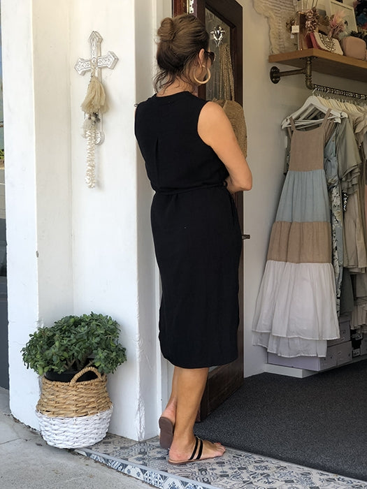 Kace Midi Dress - Black