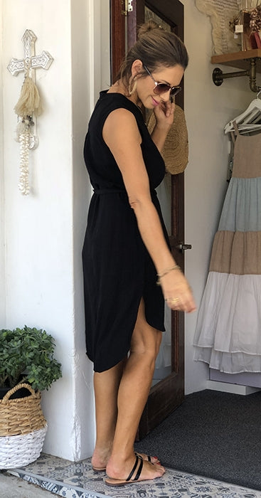 Kace Midi Dress - Black