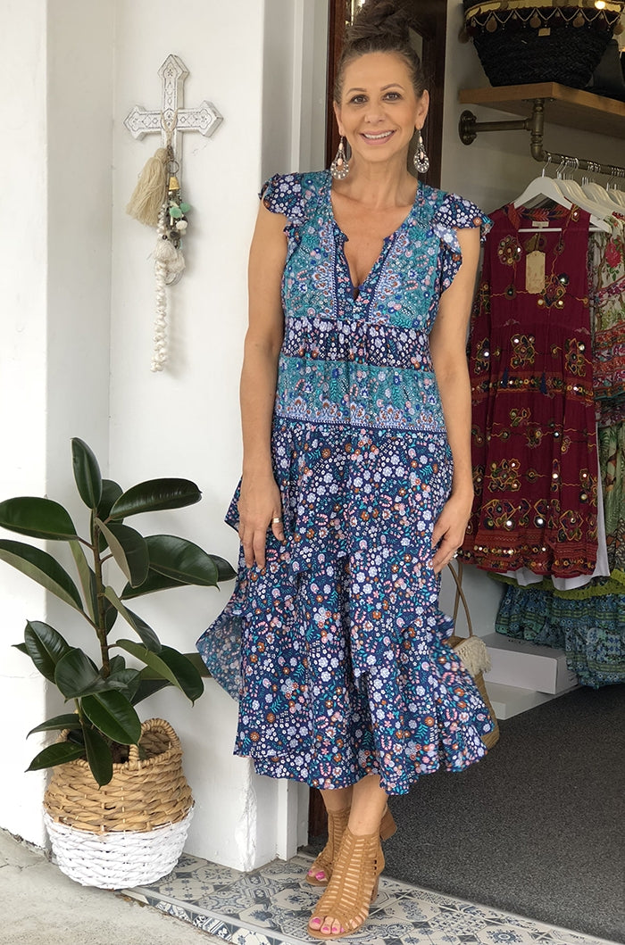 Ziah Print Maxi Dress