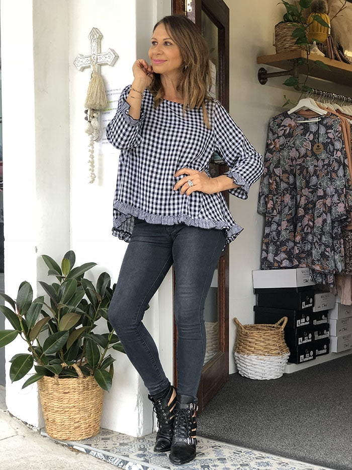 Gingham Love Top