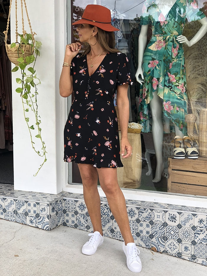 Spring Blooms Mini Dress