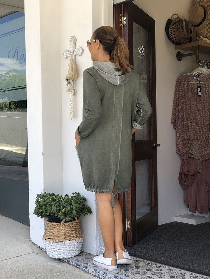 Tremiti Cotton Sweat Shirt Dress