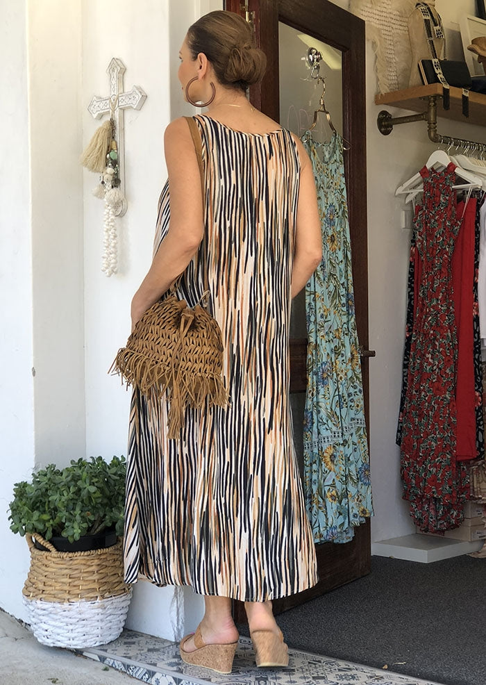 Savannah Maxi Dress - zebra