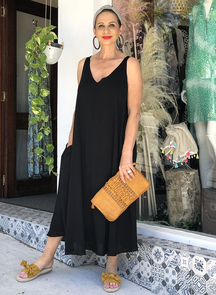 Savannah Maxi Dress - Black