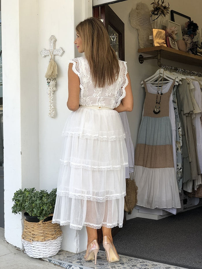 White Lace Top