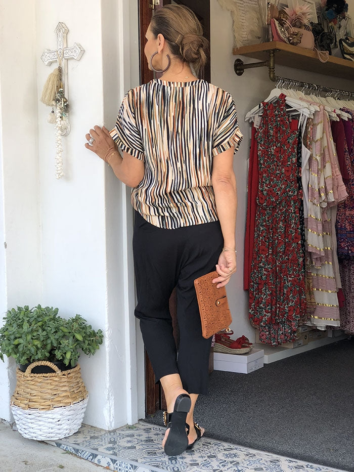 Savannah Blouse - Zebra