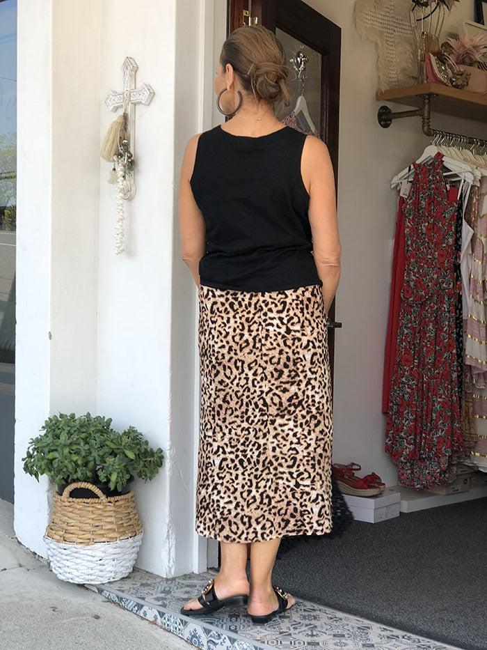 Savannah Skirt - Leopard