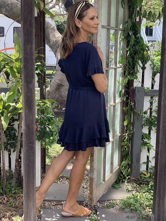 Becca Dress - Navy