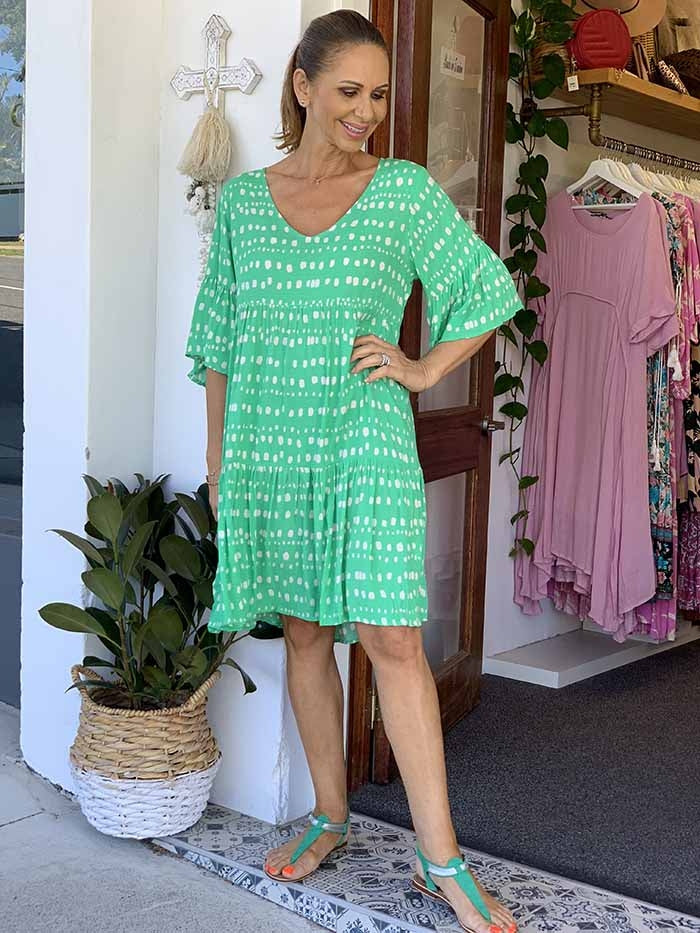 Cali Green Dress