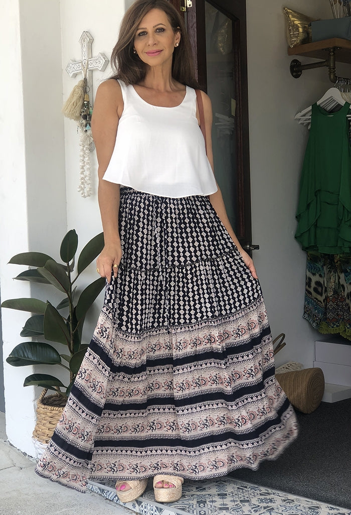 Porto Gypsy Maxi Skirt