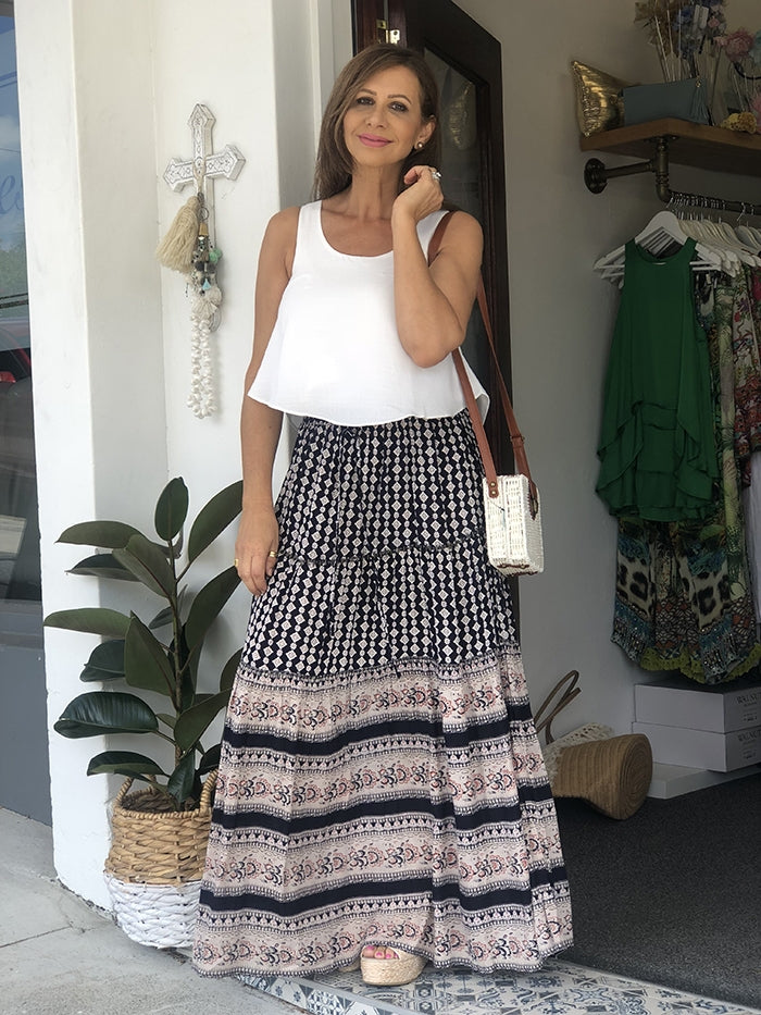 Porto Gypsy Maxi Skirt