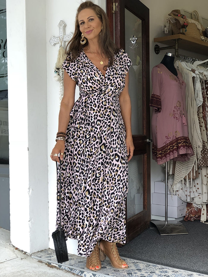 Dreaa Maxi Dress - Leopard