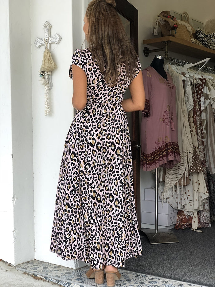 Dreaa Maxi Dress - Leopard