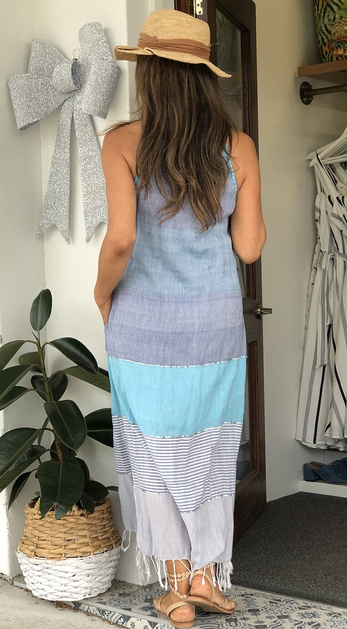 Mombasa Maxi Dress - Ocean