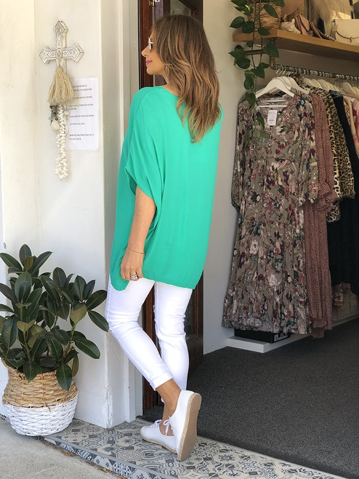 Drape Top - Green