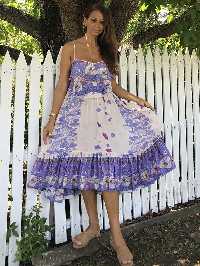 BlueBird Ruffle Dress