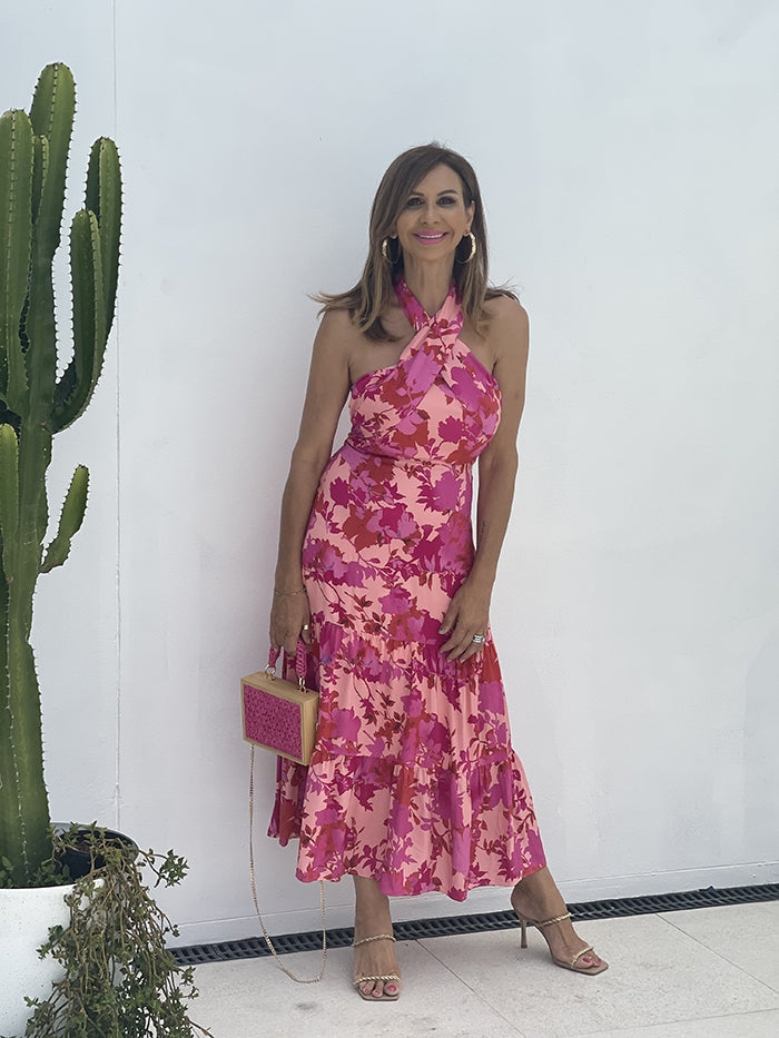 Tyia Dress - Pink Floral