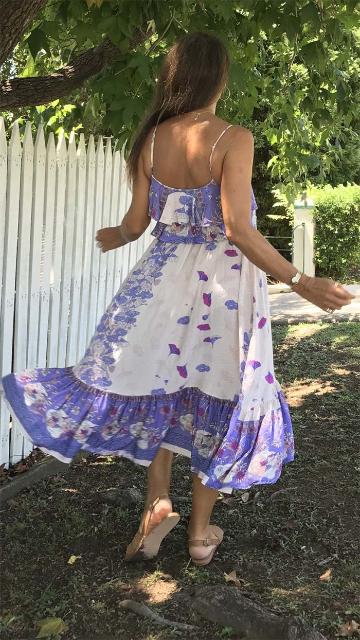 BlueBird Ruffle Dress