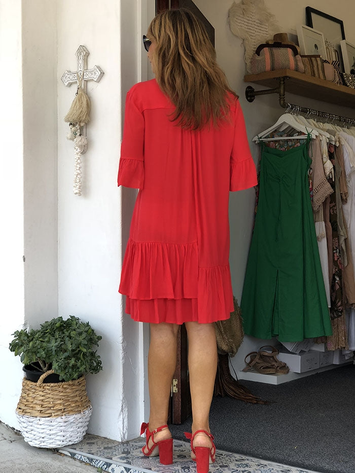 Bliss Dress - Red