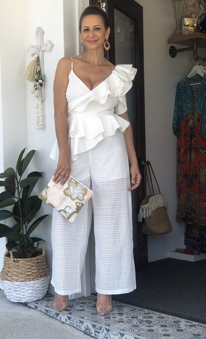 Margot Jumpsuit - White