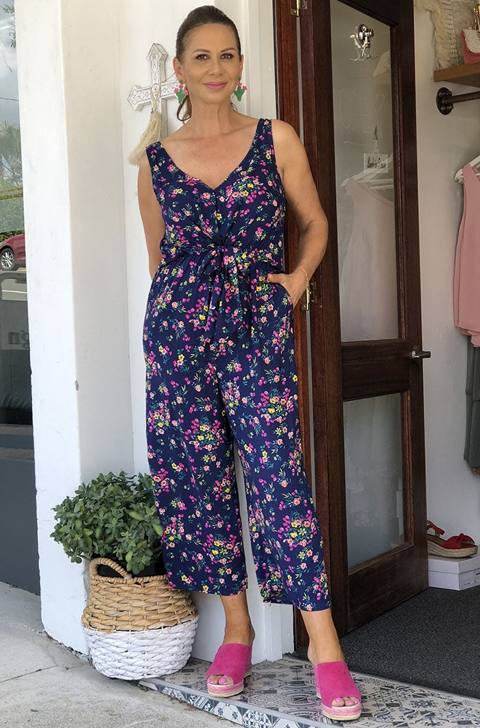 Dinah Jumpsuit - Floral