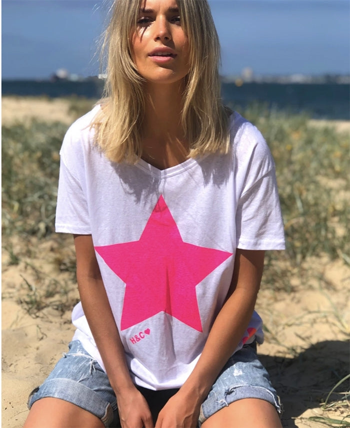 Pink Star Tee