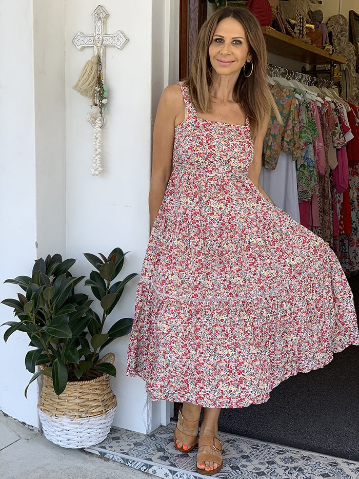 Marca Floral Dress