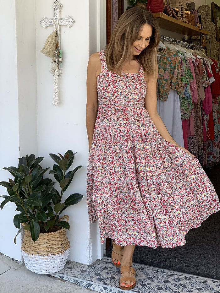 Marca Floral Dress