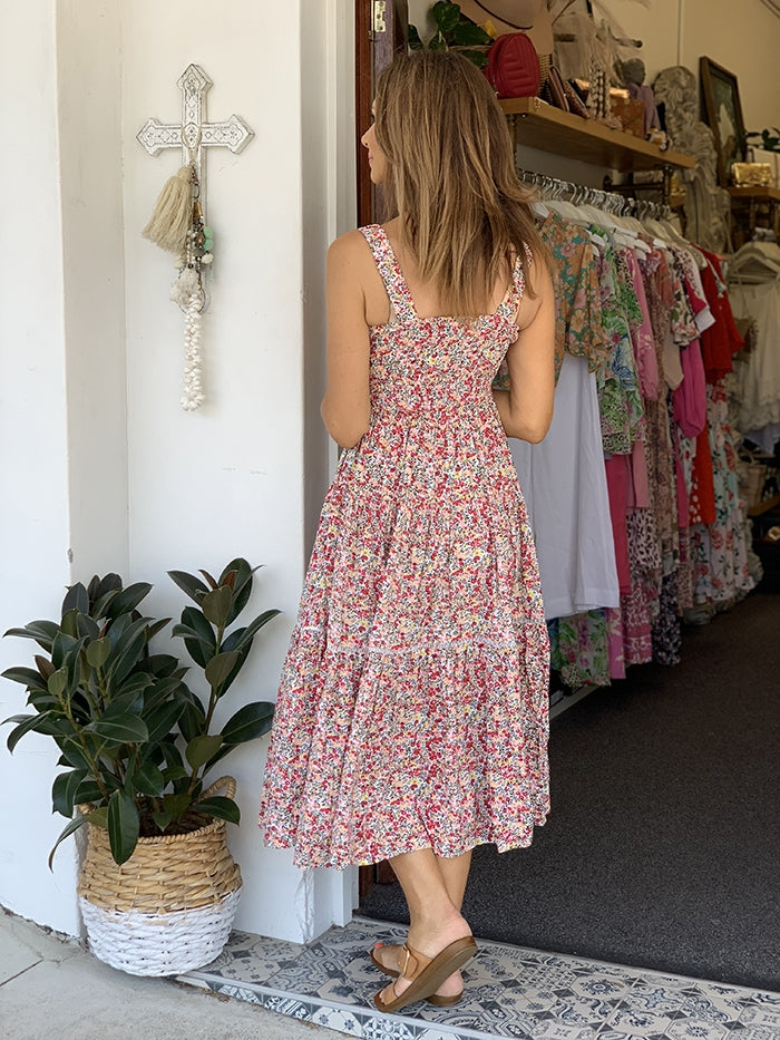 Marca Floral Dress