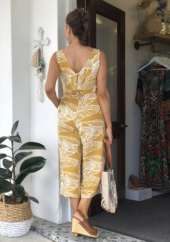 Georgia Jumpsuit - Yellow